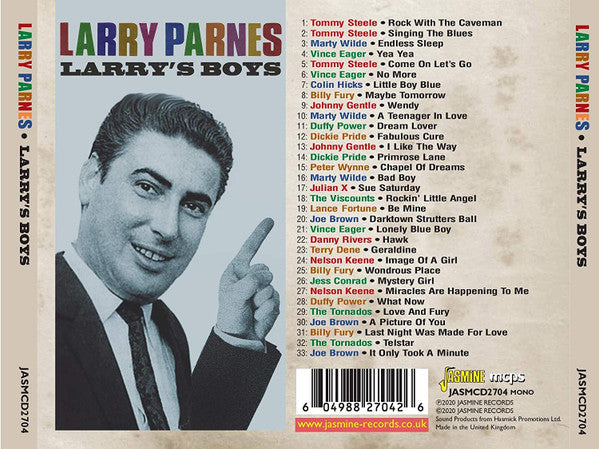 Various : Larry Parnes - Larry's Boys (CD, Comp, Mono)