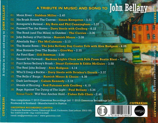 Various : A Tribute In Music And Song To John Bellany (CD, Comp)