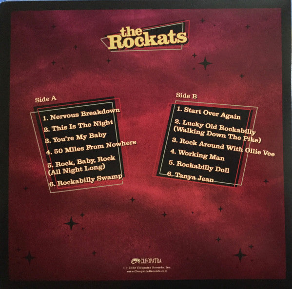 The Rockats : Start Over Again (LP, Album, Ltd, Red)
