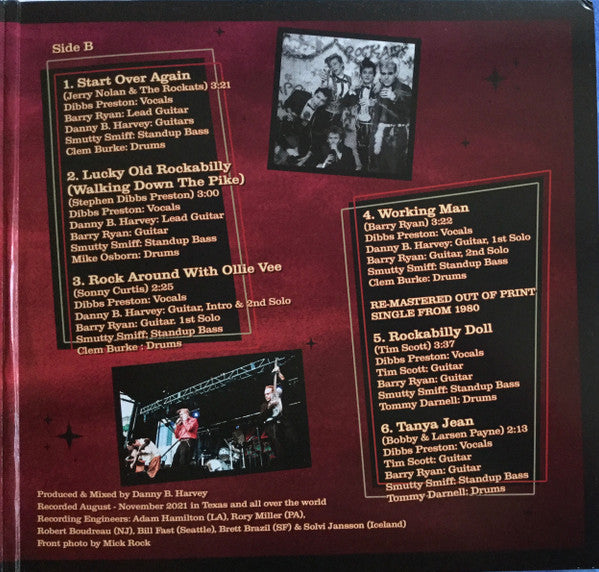 The Rockats : Start Over Again (LP, Album, Ltd, Red)