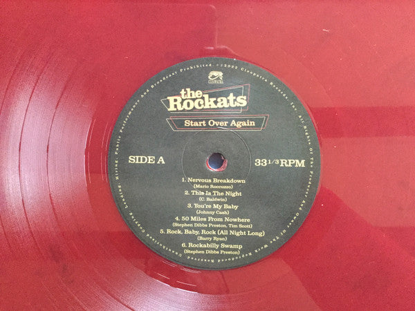 The Rockats : Start Over Again (LP, Album, Ltd, Red)