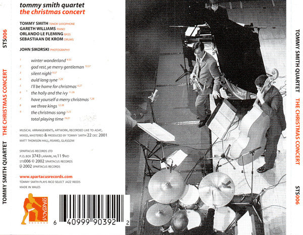 Tommy Smith Quartet : The Christmas Concert (CD, Album)