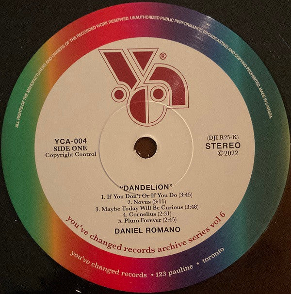 Daniel Romano : Dandelion (LP, Album, Ltd)