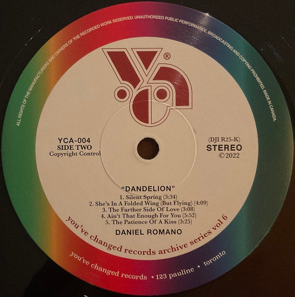 Daniel Romano : Dandelion (LP, Album, Ltd)