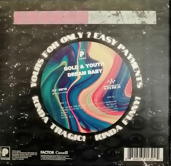 Gold & Youth : Dream Baby (CD, Album, Dig)