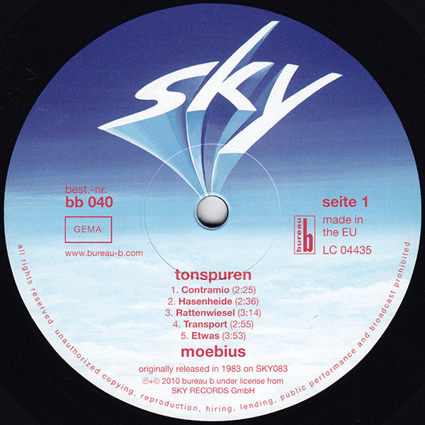 Moebius* : Tonspuren (LP, Album, RE)