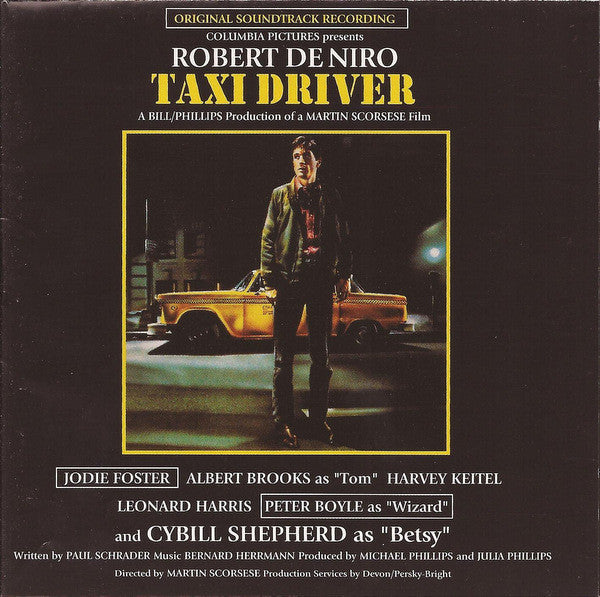 Bernard Herrmann : Taxi Driver (Original Soundtrack Recording) (CD, Album, RE, RM)