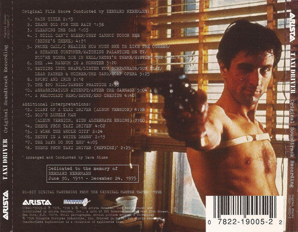 Bernard Herrmann : Taxi Driver (Original Soundtrack Recording) (CD, Album, RE, RM)