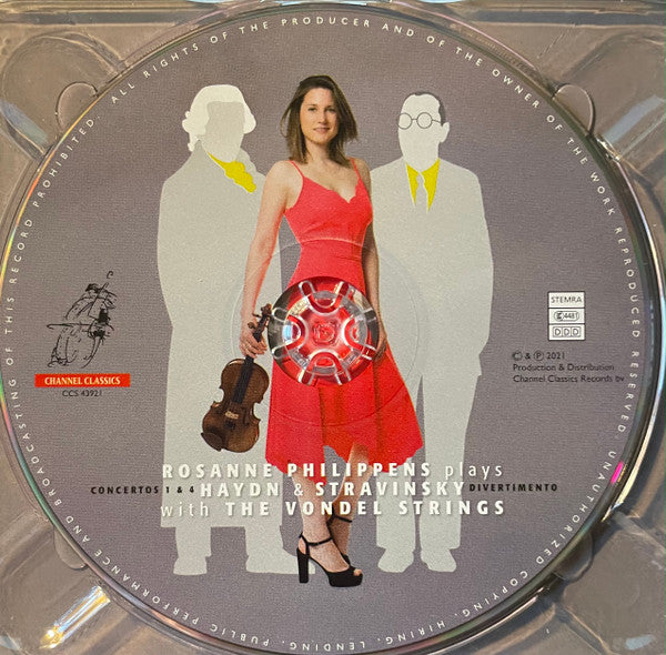 Rosanne Philippens Plays Joseph Haydn & Igor Stravinsky With The Vondel Strings : Concertos 1 & 4 / Divertimento (CD, Album)