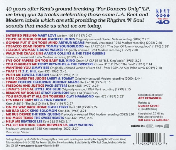 Various : Where Soul Begins... Kent | Modern For Dancers Forty (CD, Comp)