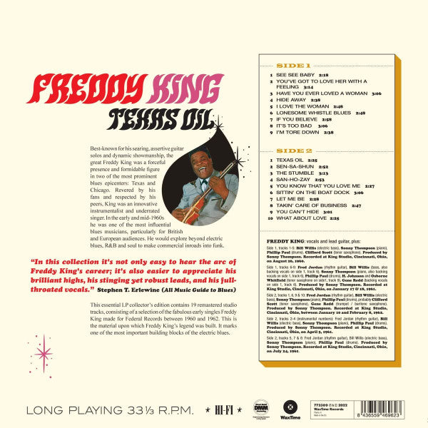 Freddie King : Texas Oil: Federal Recordings 1960-1962 (12", Comp, Ltd, 180)