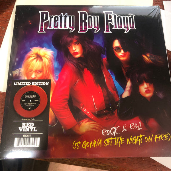 Pretty Boy Floyd : Rock & Roll (Is Gonna Set The Night On Fire) (7", Ltd, RE, Red)