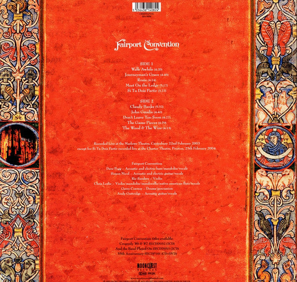 Fairport Convention : Live At The Marlowe Theatre Canterbury (LP)