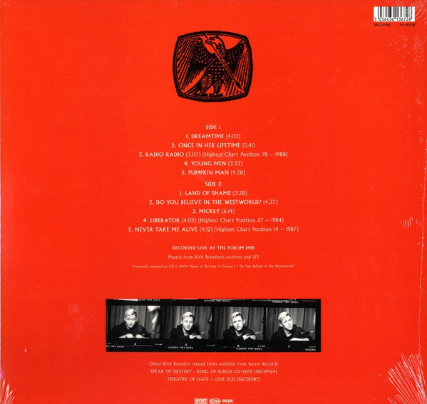 Spear Of Destiny : Best Of - Live At The Forum (LP)