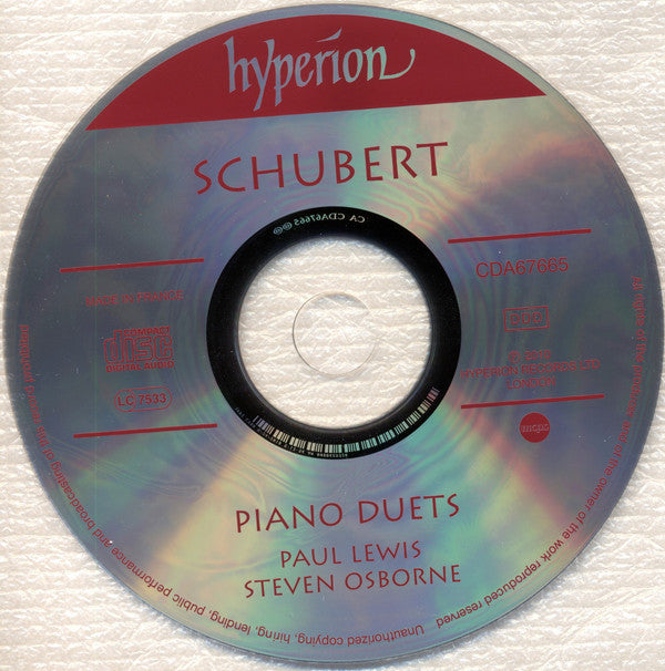Franz Schubert / Steven Osborne, Paul Lewis (7) : Piano Duets (CD, Album)