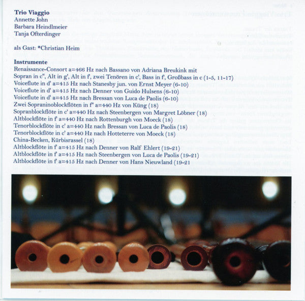 Trio Viaggio : Frouwen Tränen: Love And Loss, Esteem And Exile (CD, Album)