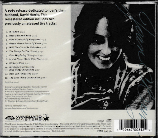 Joan Baez : David's Album (CD, Album, Enh, RE)