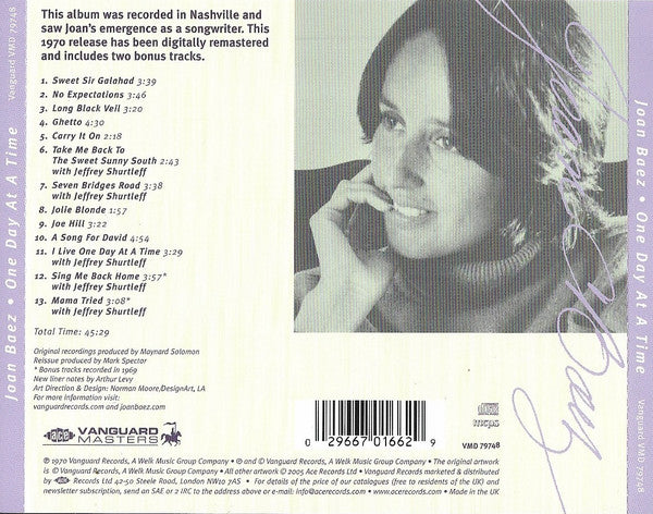 Joan Baez : One Day At A Time (CD, Album, Enh, RE)