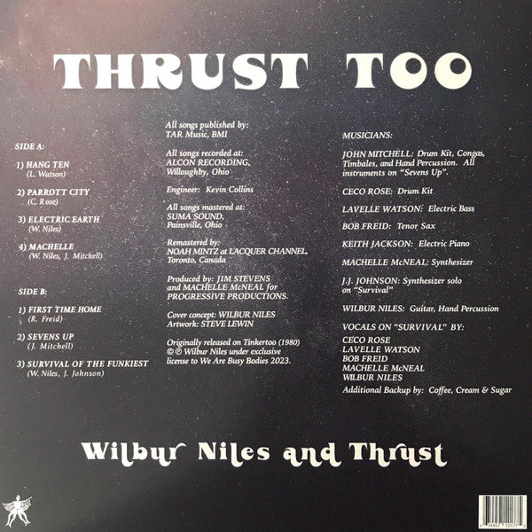 Wilbur Niles And Thrust : Thrust Too (LP, Album, RE, RM)