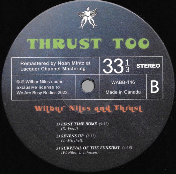 Wilbur Niles And Thrust : Thrust Too (LP, Album, RE, RM)