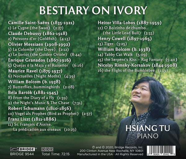 Hsiang Tu : Bestiary In Ivory (CD, Album)