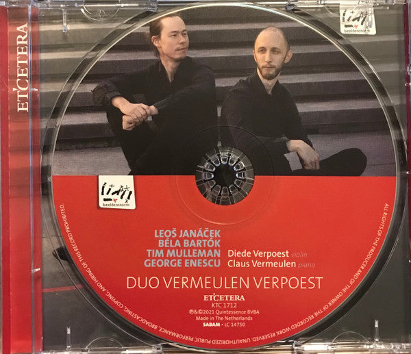 Duo Vermeulen Verpoest : Leoš Janáček | Béla Bartók | Tim Mulleman | George Enescu (CD, Album)