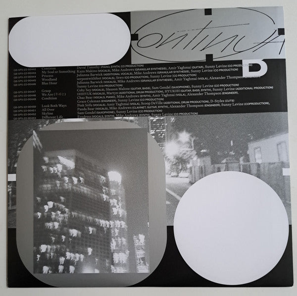 Nosaj Thing : Continua (LP, Album, Ltd, Cle)