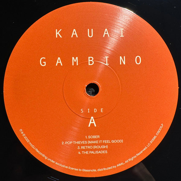 Childish Gambino With Jaden Smith : Kauai (12", EP, RE)