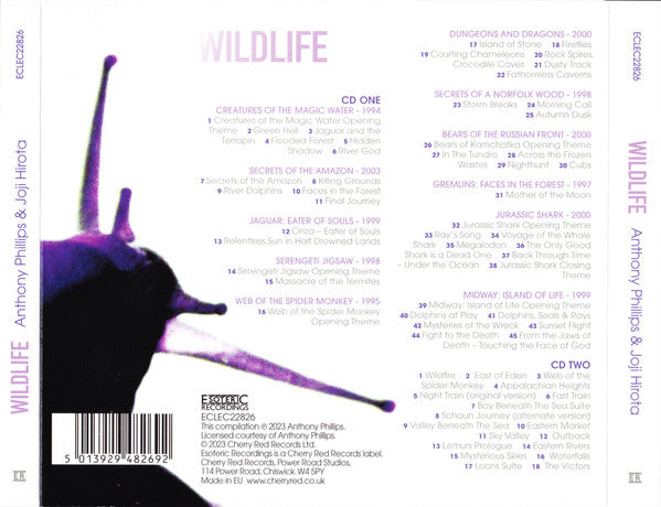 Anthony Phillips & Joji Hirota : Wildlife (CD, Album, RE, RM + CD, RM)