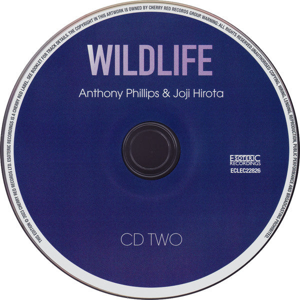 Anthony Phillips & Joji Hirota : Wildlife (CD, Album, RE, RM + CD, RM)
