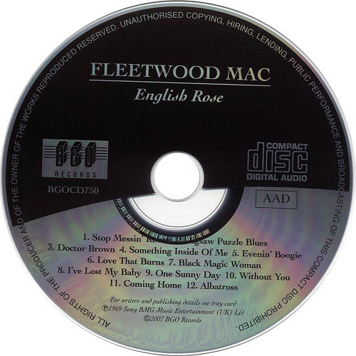 Fleetwood Mac : English Rose (CD, Album, RE, RM, Sou)