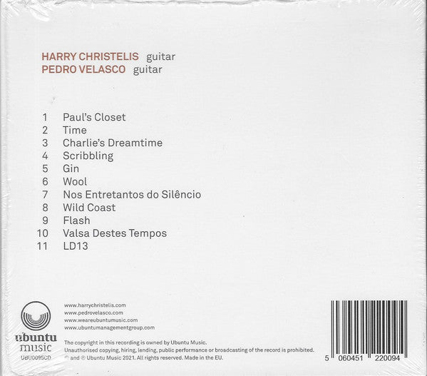 Harry Christelis, Pedro Velasco : Scribbling (CD, Album)