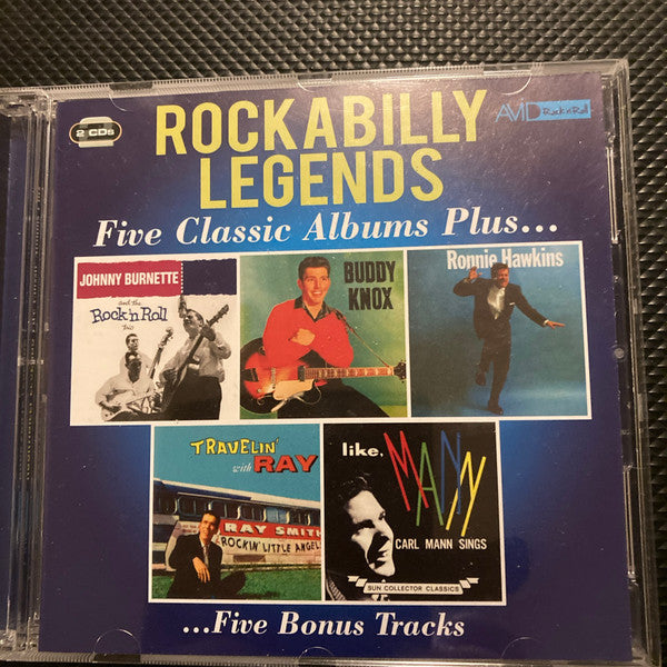 Various : Rockabilly Legends: Five Classic Albums Plus... (2xCD, Comp, RM)