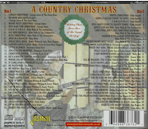 Various : A Country Christmas (2xCD, Comp, Mono)