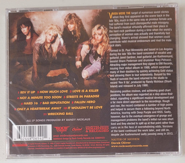 Vixen (2) : Rev It Up (CD, Album, RE, RM)