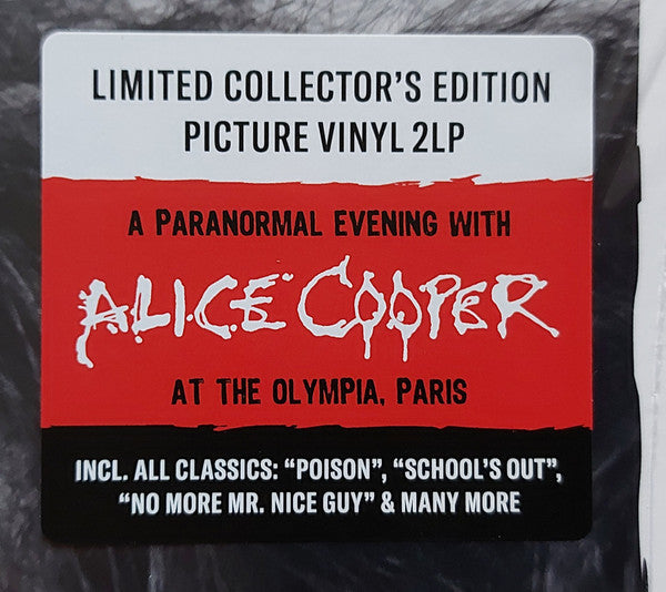 Alice Cooper (2) : A Paranormal Evening With Alice Cooper At The Olympia Paris (2xLP, Album, Ltd, Pic, Col)