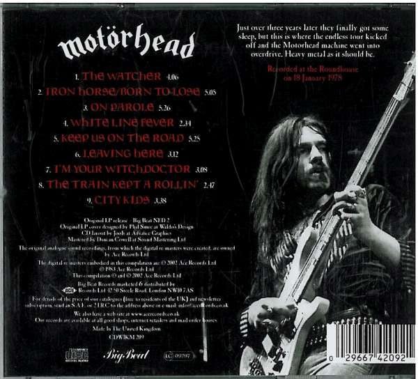 Motörhead : What's Wordsworth? - Recorded Live 1978 (CD, Album, RE, RM)