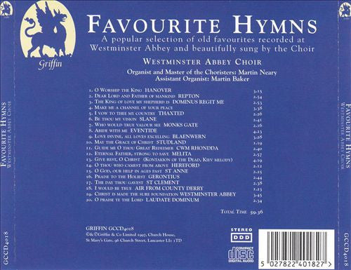Westminster Abbey Choir*, Martin Neary (2), Martin Baker (2) : Favourite Hymns  (CD, Album)
