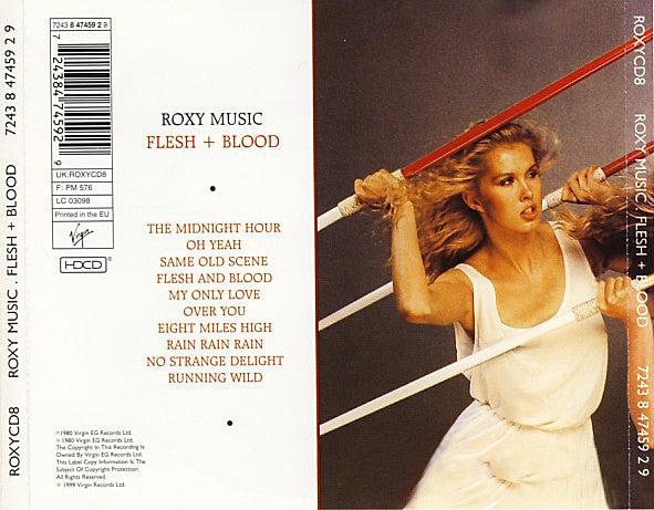 Roxy Music : Flesh + Blood (HDCD, Album, RE, RM)