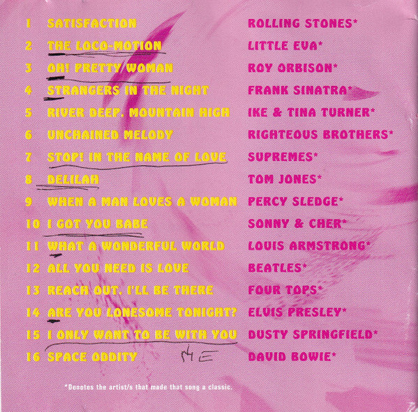 Unknown Artist : 60's  Karaoke Classics (CD, Advance)