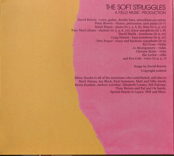 David Brewis : The Soft Struggles (CD, Album)