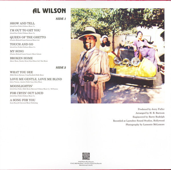 Al Wilson : Show And Tell (LP, Album, RSD, Ltd, RE, Whi)