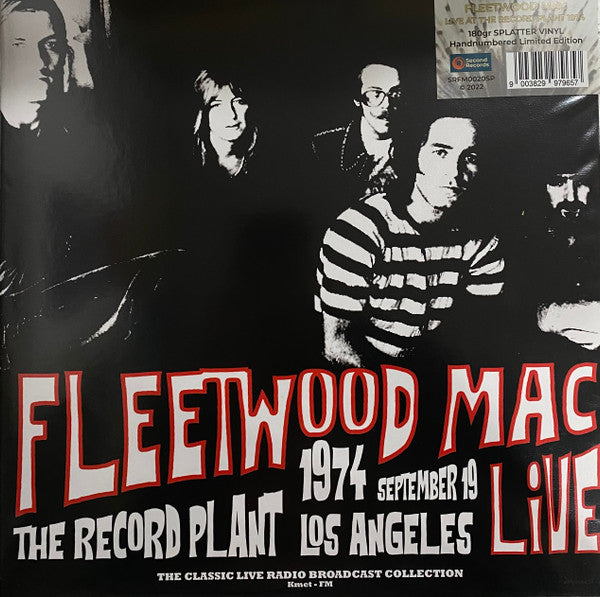Fleetwood Mac : Live (The Record Plant Los Angeles 1974 19th September) (LP, Ltd, Num, RE, Unofficial, Whi)