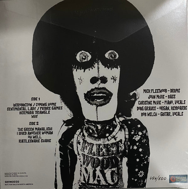 Fleetwood Mac : Live (The Record Plant Los Angeles 1974 19th September) (LP, Ltd, Num, RE, Unofficial, Whi)