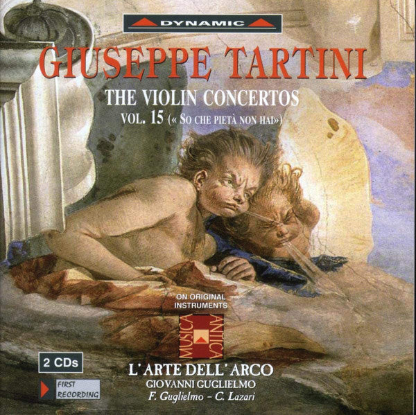 Giuseppe Tartini, L'Arte Dell'Arco, Giovanni Guglielmo : The Violin Concertos (Vol. 15) (2xCD, Album)
