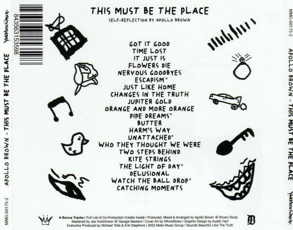 Apollo Brown : This Must Be The Place (CD, Album)