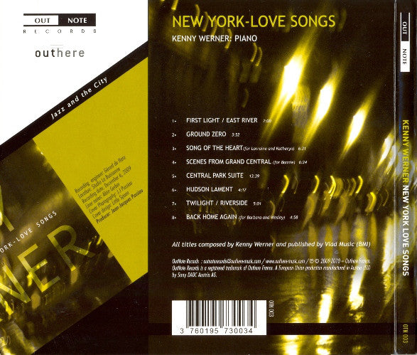 Kenny Werner : New York - Love Songs (CD, Album)