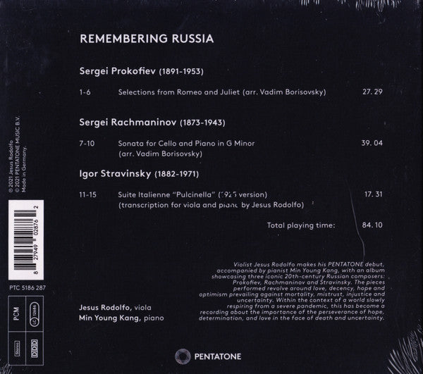 Jesus Rodolfo : Remembering Russia (CD, Album)