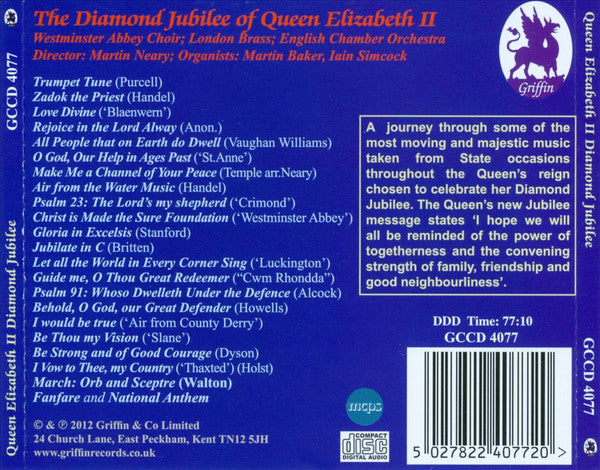 Various : Queen Elizabeth II Jubilee Album (Royal Music From Westminster Abbey) (CD, Album)