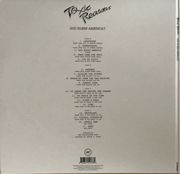 Toxic Reasons : God Bless America? (2xLP, Album, Comp, Red)